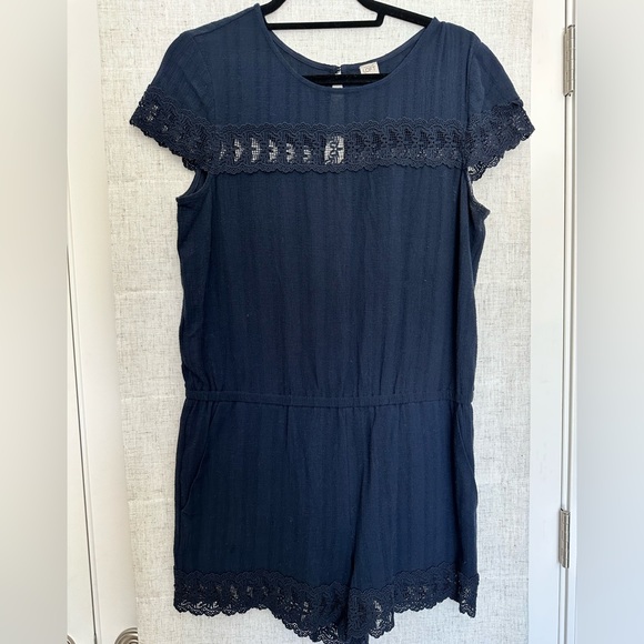 LOFT Beach Crochet Romper - Picture 4 of 4